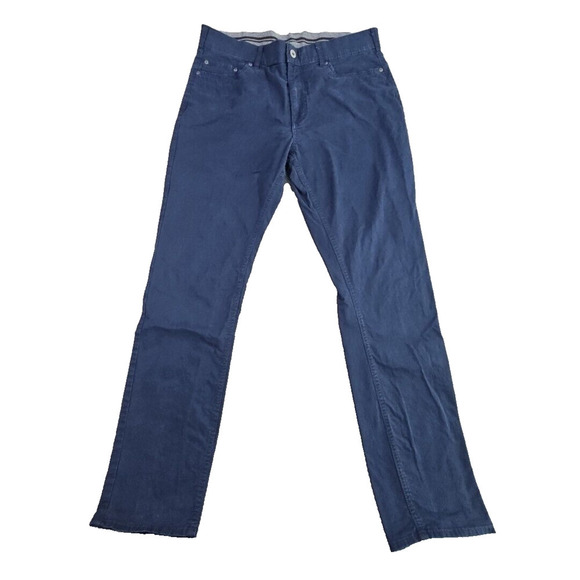 Member's Mark Mason Chino Men's Size W34xL32 Navy Stretch Style M721480 5 Pocket - Picture 1 of 16